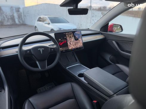 Tesla Model Y 2021 красный - фото 26