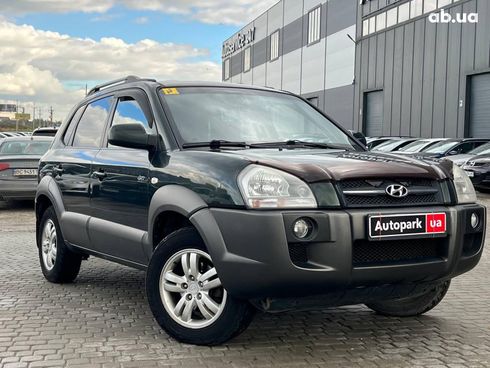 Hyundai Tucson 2007 зеленый - фото 3