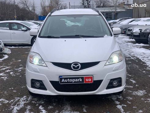 Mazda 5 2008 белый - фото 2