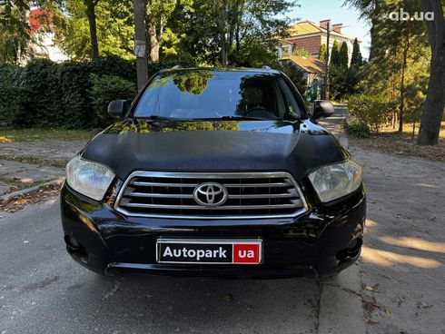 Toyota Highlander 2008 черный - фото 2