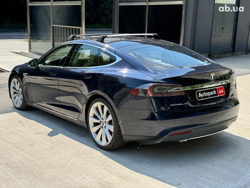 Tesla Model S 2015 синий - фото 8