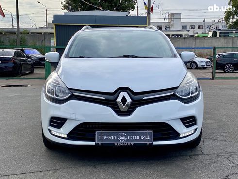 Renault Clio 2018 белый - фото 2