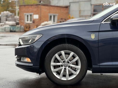 Volkswagen passat b8 2015 синий - фото 6