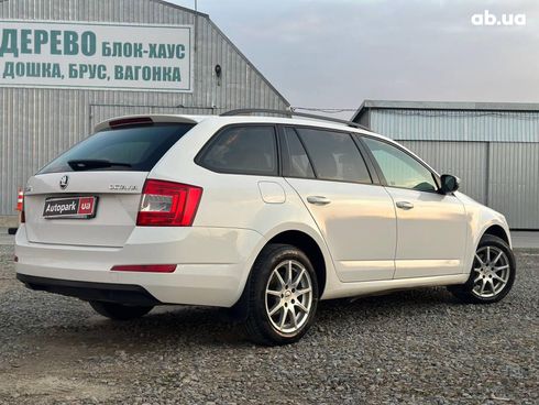 Skoda octavia a7 2014 белый - фото 13