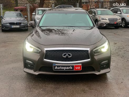 Infiniti Q50 2013 коричневый - фото 3