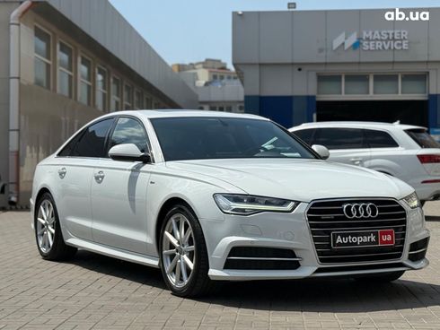 Audi A6 2015 белый - фото 3