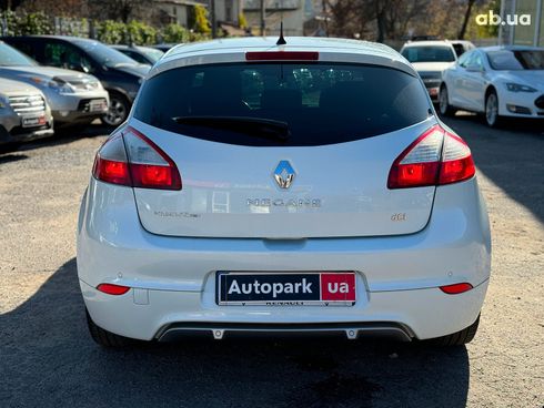 Renault Megane 2014 белый - фото 7