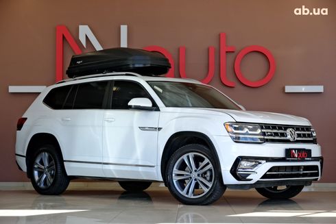 Volkswagen Atlas 2018 белый - фото 2