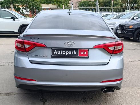 Hyundai Sonata 2015 серый - фото 9