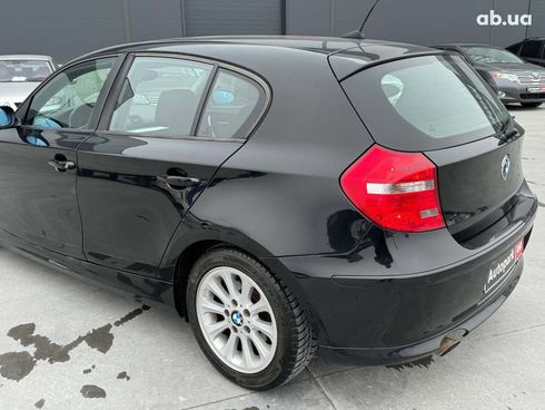 BMW 1 серия 2008 черный - фото 20