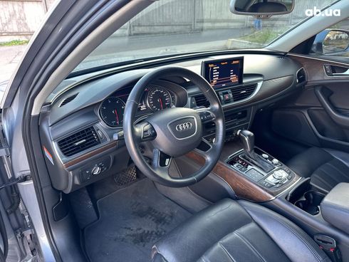 Audi A6 2015 серый - фото 15