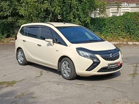 Opel Zafira 2012 бежевый - фото 3