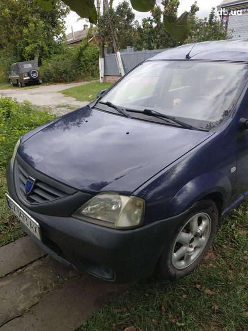 Dacia Logan 2008 синий - фото 6