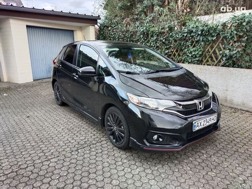 Honda Fit 2017 черный - фото 2