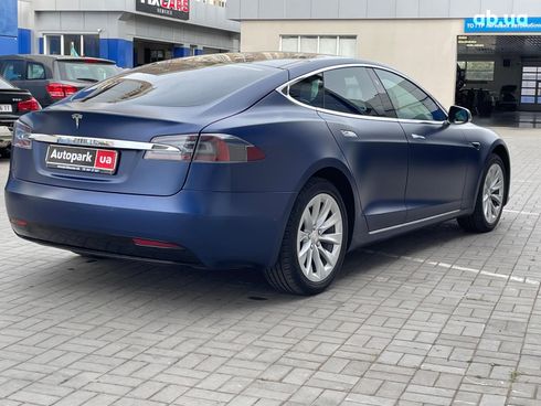 Tesla Model S 2018 синий - фото 5