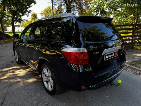 Toyota Highlander 2008 черный - фото 10