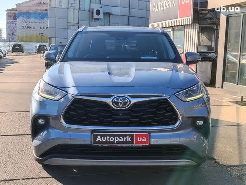 Toyota Highlander 2020 серый - фото 2