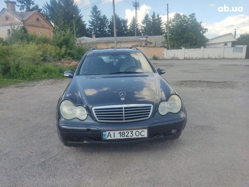 Mercedes-Benz C-Класс 2002 синий - фото 6