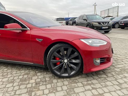 Tesla Model S 2016 красный - фото 8