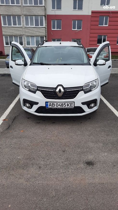 Renault Logan MCV 2019 белый - фото 18