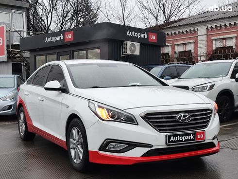 Hyundai Sonata 2016 белый - фото 25