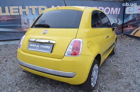 Fiat 500 2011 желтый - фото 8