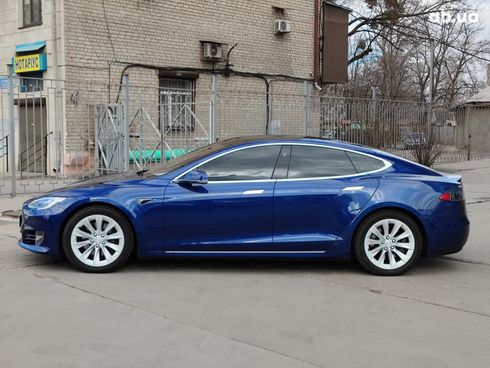 Tesla Model S 2017 синий - фото 3