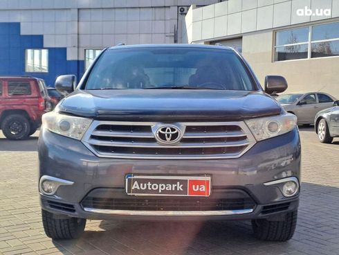 Toyota Highlander 2013 серый - фото 2