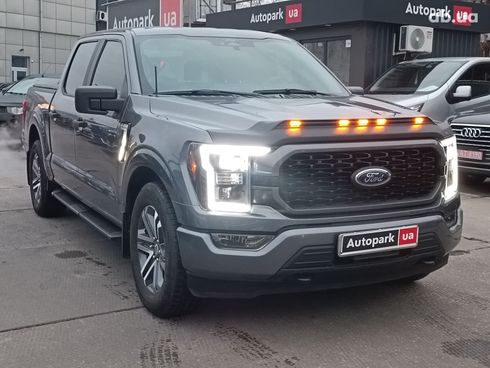 Ford f-150 2021 серый - фото 4
