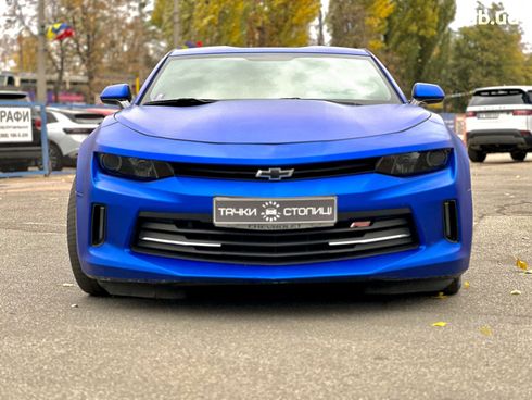 Chevrolet Camaro 2016 синий - фото 2