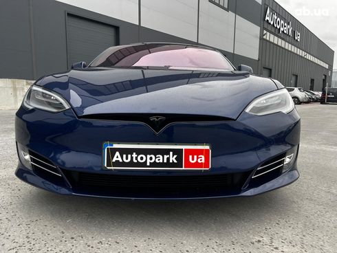 Tesla Model S 2019 синий - фото 3