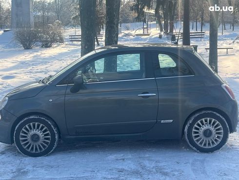Fiat 500 2012 серый - фото 7