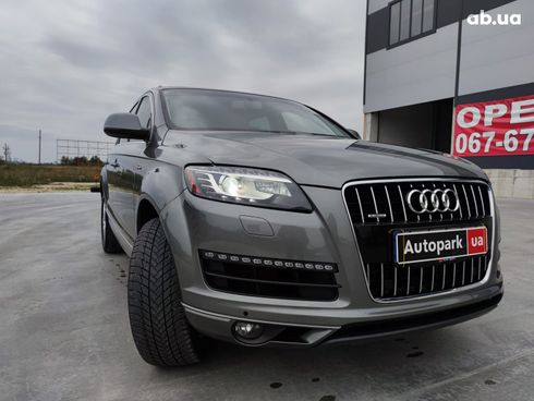 Audi Q7 2014 серый - фото 12