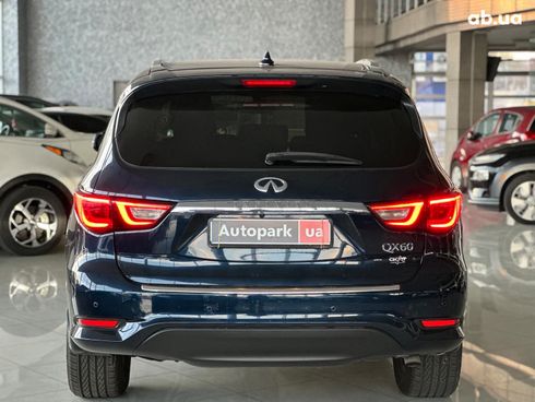 Infiniti QX60 2016 синий - фото 7