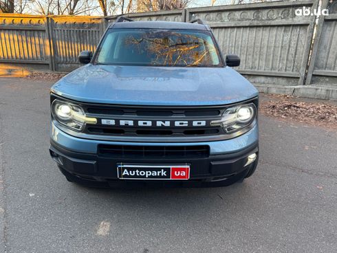 Ford Bronco 2021 синий - фото 2