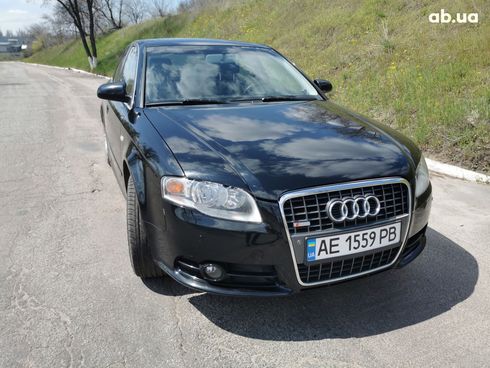 Audi A4 2008 черный - фото 1
