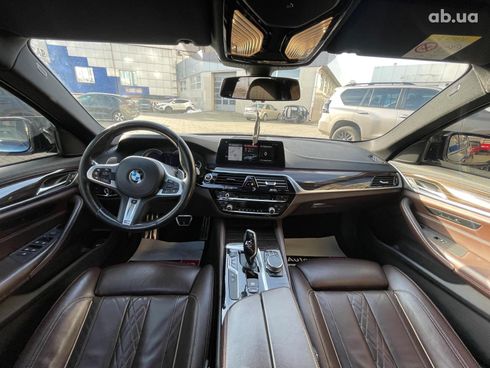BMW 5 серия 2017 синий - фото 16