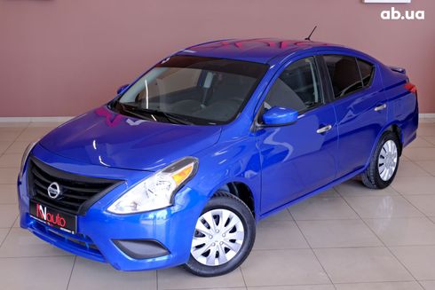Nissan Versa 2017 синий - фото 2