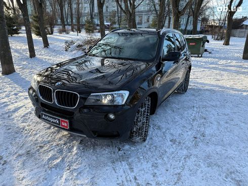 BMW X3 2013 черный - фото 2