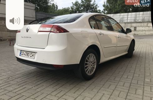 Renault Laguna 2012 белый - фото 5