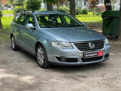 Volkswagen passat b6 2008 синий - фото 3