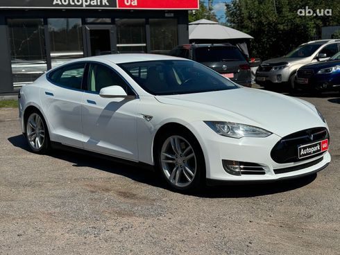 Tesla Model S 2013 белый - фото 5