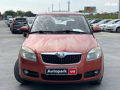 Skoda Fabia 2007 оранжевый - фото 2