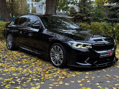 BMW 5 серия 2019 черный - фото 3