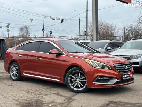 Hyundai Sonata 2015 оранжевый - фото 13