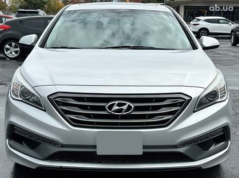 Hyundai Sonata 2017 серебристый - фото 2