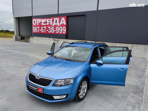 Skoda octavia a7 2013 синий - фото 13