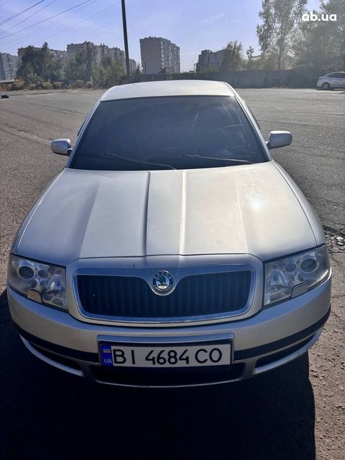 Skoda Superb 2005 серебристый - фото 6