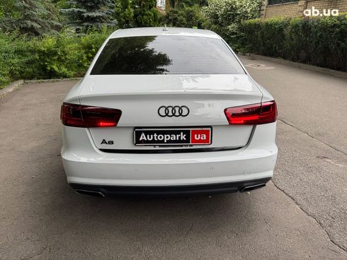 Audi A6 2016 белый - фото 7