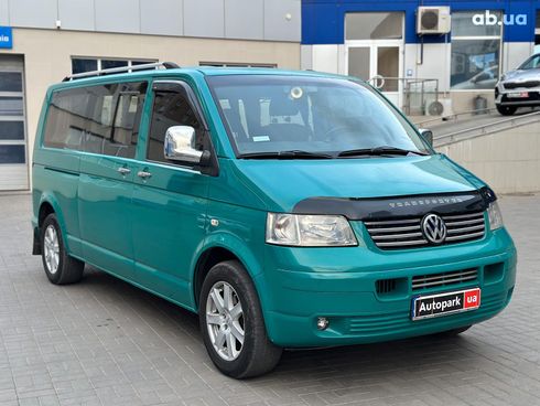 Volkswagen Transporter 2008 зеленый - фото 3